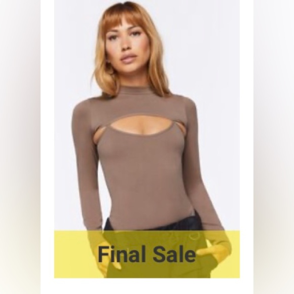 Mock Neck Combo Bodysuit